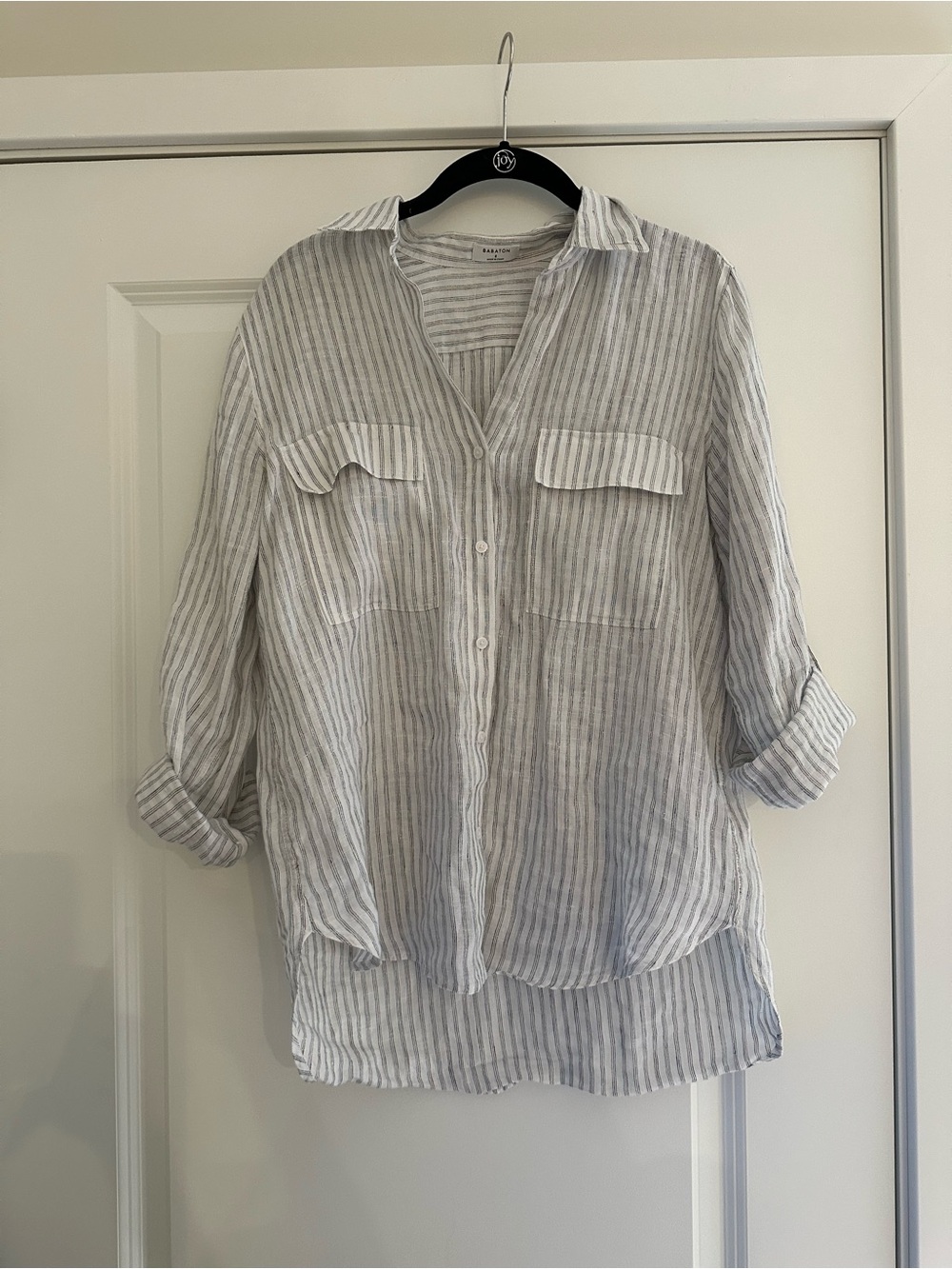 Aritzia Babaton Utility Linen Shirt